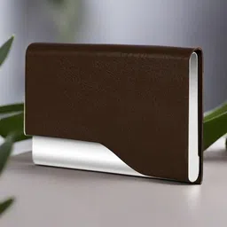 LOREM Men Solid Button Closure Card Holder-47