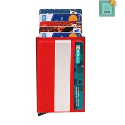 StealODeal Unisex Red & White Card Holder-4