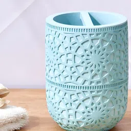 Home Centre Teal Textured Toothbrush Holder-image-22