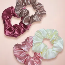 OOMPH Set Of 4 Embellished Ponytail Holders-14