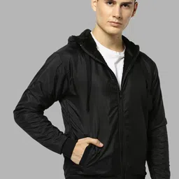 Campus Sutra Men Lightweight Windcheater Bomber Jacket-image-26