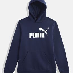 Puma Boys Brand Logo Printed Hooded Sweatshirt-image-27