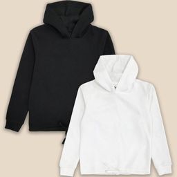 Kids Ville Girls Hooded Cotton Sweatshirt-image-54