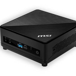 MSI Cubi 5 10M Mini Pc - Pentium Gold 6405U Dual Core, Windows 10, Integrated Graphics, 4Gb Ddr4 Ram, 128Gb Sata Ssd, Wi-Fi, USB Type-C, Hdmi - Compact and Powerful Black Mini Desktop Pc - Intel image 1