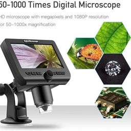 LEROKAS Portable Digital Microscope 2MP 1000x Sensor Zoom LCD Kit with1080P / 720P / VGA Stereo Camera Vedio Microscope for QC/Industrial/Collection Inspection Multi Use image 4