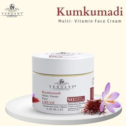 Verdant Natural Care Kumkumadi Multi-Vitamin Face Massage Cream with Hyaluronic Acid-100ml-1