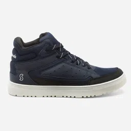 SOLETHREADS REBEL Men PINNACLE Mid Top Textured Mesh Memory Foam Insole Anti-Skid Sole Sneakers image 4