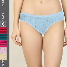 AROUSY Women Pack of 6 Pure Cotton Hipster Briefs M_3LSNY-3ZIRA_S-image-17