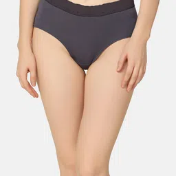 Da Intimo Grey Anti Microbial Organic Cotton Hipster Brief-picture-53