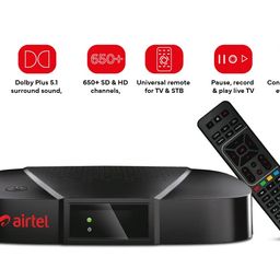 airtel digital tv Airtel DTH HD Set Top Box | 6 Months Ultimate Bengali SD Pack | Free Installation | Recording Feature image 3