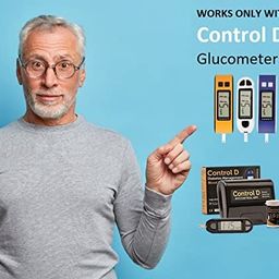 Control D Test Strips, 50 Count (Black) for Control D Glucometer only image 5