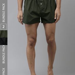 THE BEAR HOUSE Pack Of 2 Assorted Cotton Boxers TBH-EPIC-R-image-86
