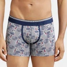 Jockey Men Grey Printed Trunks US63-0105-NICKL-image-33