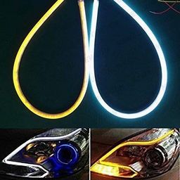 PRIKNIK 60cm Flexible Daytime DRL+Indicator Set of 2-Compatible with M-aruti S-wift D-zire Old image 2