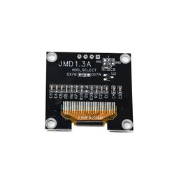 1.3 inch SSD1106 128×64 I2C serial communication 4 PIN OLED display – Blue color screen image 2