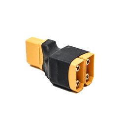 SafeConnect XT-90 Connector Harness for 2 Packs in Parallel Battery Adapter Lead (2M-1F) image 1