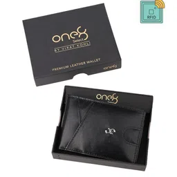 One8 Men Lightweight Leather Two Fold Wallet With RFID image 5