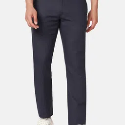 Blackberrys Men Mid-Rise B-95 Slim Fit Wrinkle Free Casual Trousers-picture-43