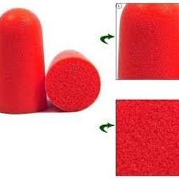 Hojo Soft Ear Plugs Noise Reduction Foam Earplugs Set of 2 Orange image 2