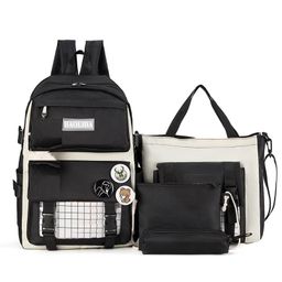 homecloud 4Pc Stylish Multifunctional Changing Diaper Bag with Large Capacity, Waterproof Design, Stroller Strap | Printed image 1
