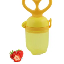 GUCHIGU Yellow Baby Food Fruit Nibbler Pacifier & BPA Free Teether-image-51