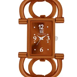 IIK COLLECTION Girls Rectangle Brown Dial & Bracelet Style Chain Analogue Display Watch-28