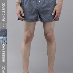 THE BEAR HOUSE Pack Of 2 Assorted Cotton Boxers TBH-VRIL-R-image-84