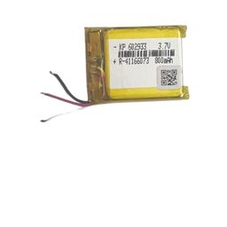 kp original battery KP Original-602933 3.7v 800mAh Rechargeable Battery 3pin Wire for Drone, DIY, Bluetooth Speaker, Robotics 800 mAh (DB-1) image 1