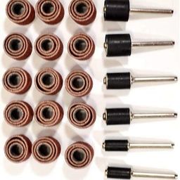 tools.shop Sanding Drum Set with All Rotary Tool That Accept 1/8" Shank Accessories (51 Piece) image 4