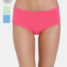 Zivame Girls Pack Of 3 Hipster Briefs-picture-43