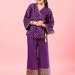 pspeaches Girls Printed Top with Pyjamas-image-79