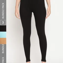TAG 7 Pack Of 3 Ankle Length Leggings-image-76