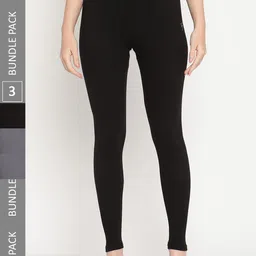 TAG 7 Pack Of 3 Ankle Length Leggings-image-86