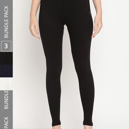 TAG 7 Pack Of 3 Ankle Length Leggings-image-93