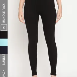 TAG 7 Pack Of 3 Ankle Length Leggings-image-74