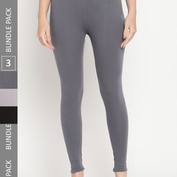 TAG 7 Pack Of 3 Ankle Length Leggings-picture-30
