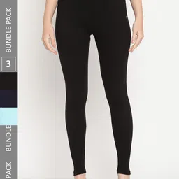 TAG 7 Pack Of 3 Ankle Length Leggings-image-96
