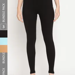TAG 7 Pack Of 3 Ankle-Length Leggings-image-87