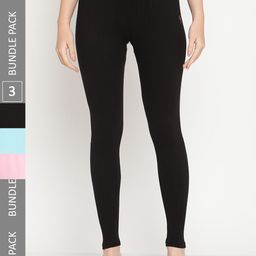 TAG 7 Pack Of 3 Ankle Length Leggings-image-96