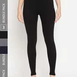 TAG 7 Pack Of 3 Ankle Length Leggings-image-78