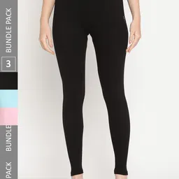 TAG 7 Pack Of 3 Ankle Length Leggings-image-77