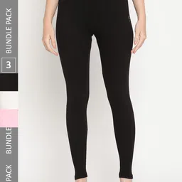 TAG 7 Pack Of 3 Ankle-Length Leggings-image-88
