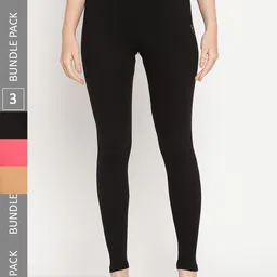 TAG 7 Pack Of 3 Ankle-Length Leggings-picture-52