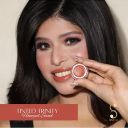 SIMREE Tinted Trinity Lip, Eye & Cheeks Tint With Shea Butter - 6g - Honeyed Sand 05 image 4