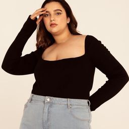 Lea Clothing Co. Square Neck Bodysuit-image-22