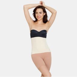 Zivame All Day Light Weight Waist Shaper - Oyster White-picture-32