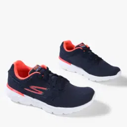 Go Run 400-Optimal Textured Lace-Up Sports Shoes-23