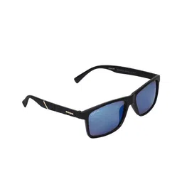 Creature Unisex Blue Lens & Black Wayfarer Sunglasses with UV Protected Lens - LIVIA-004-12