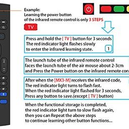 CLEGO Voice Air Mouse Remote Controller with Keyboard - 2.4 Ghz Wireless Connection, Intelligent Learning (IR), Voice Control Air Fly Smart Remote for PC, Smart TV, Android TV Box image 4