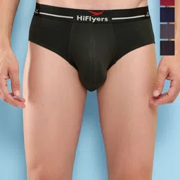 HiFlyers Pack Of 5 Assorted Basic Briefs HF602_PO5_MIX_S-15